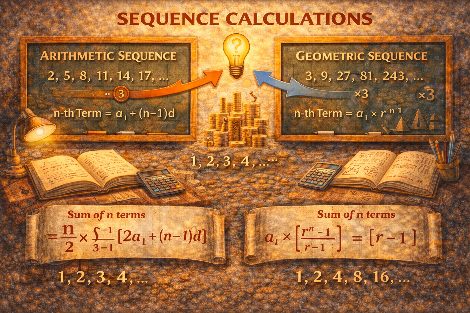 எண் வரிசை கணக்கீடு